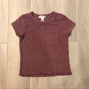 NWOT Full Tilt Crop in Dusty Rose